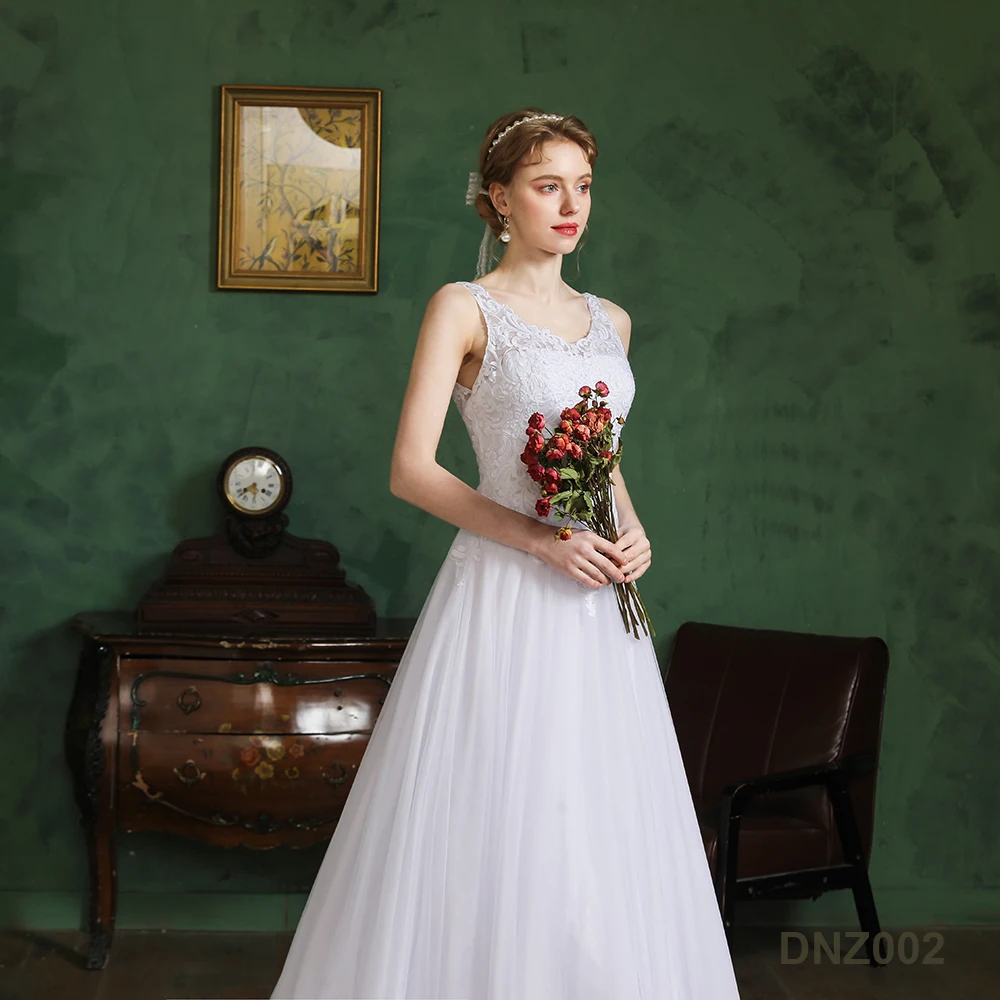 V-Ausschnitt Prinzessin Kleid Brautkleid Luxus Brautkleider Vestidos de Novia mit königlichen Zug