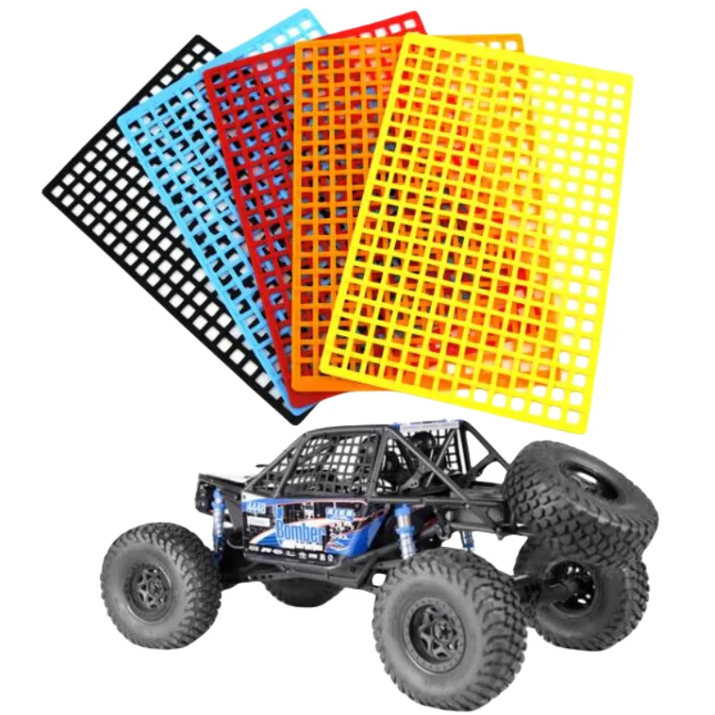 Rubber Luggage Net for Axial SCX10 Wraith D90 TRX4 TRX6 1/8 1/10 RC Crawler Car Window Net Decoration Parts