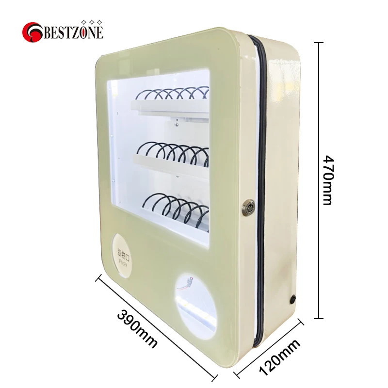 Mini distributeur de vente de distributeur de vente d'hôtel fixé au mur avec le paiement de code QR