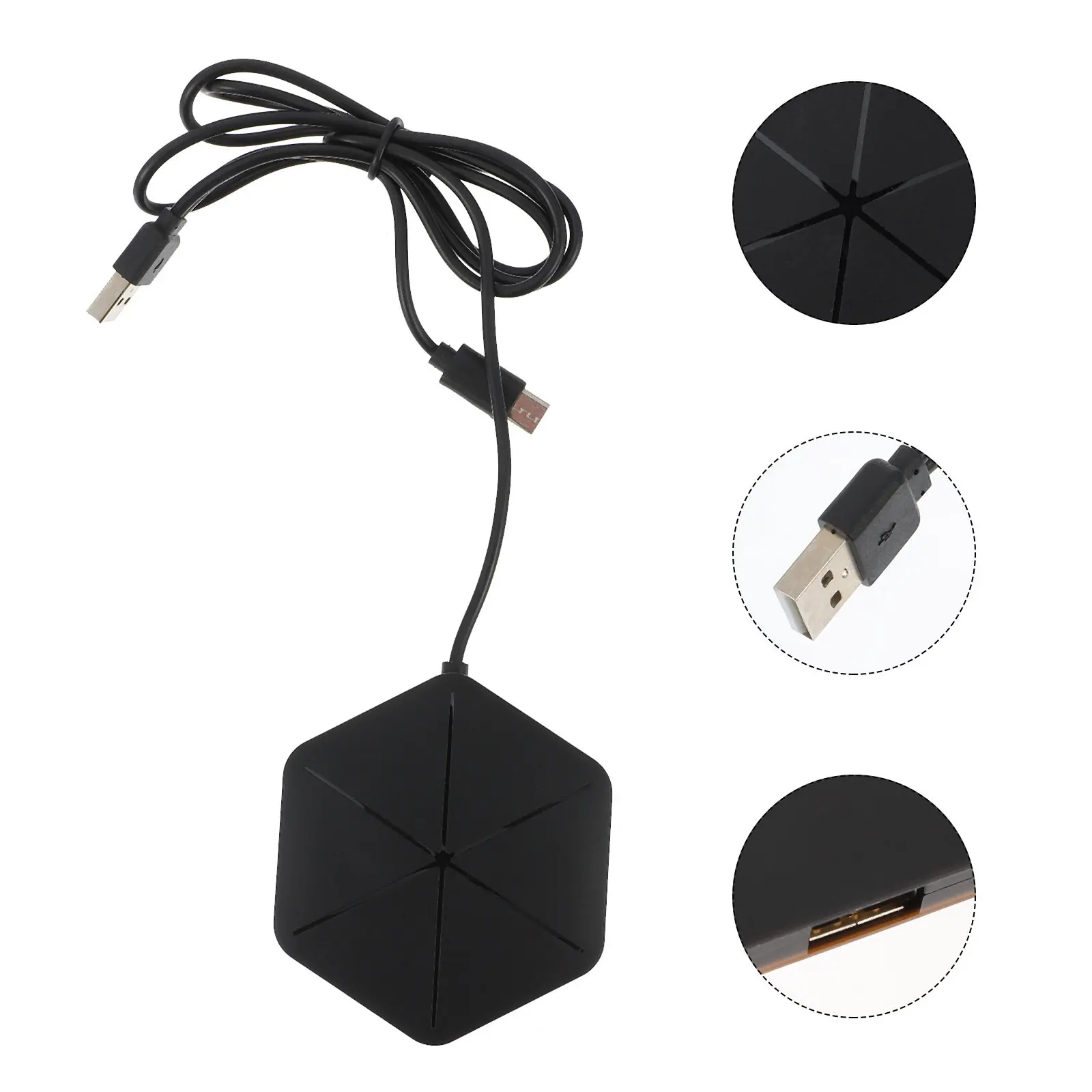 

Портативный компьютерный хаб, многофункциональный USB-адаптер с 6 портами, высокоскоростной стабильный конвертер для передачи данных, 1 шт.