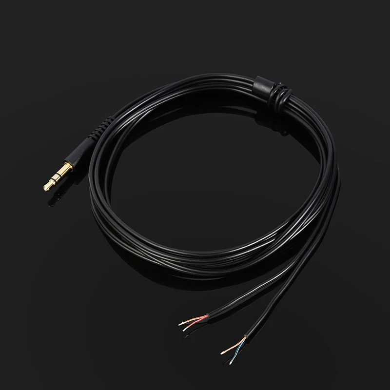 Koceta 1836 DIY kabel do słuchawek wymienny kabel do słuchawek OFC przewód HIFI Audio1.5M 1.3M zestaw słuchawkowy 3-biegunowe słuchawki pół