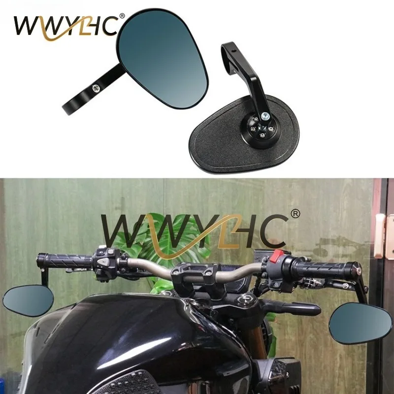 Suitable for Electric Vehicles, Motorcycles, Rearview Mirrors, Reverse Retro All Aluminum Reflective Rearview Mirrors