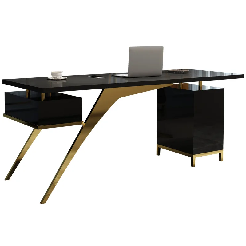 

Postmodern light luxury desk study simple medical beauty consultation office desk chair boss table desktop computer des