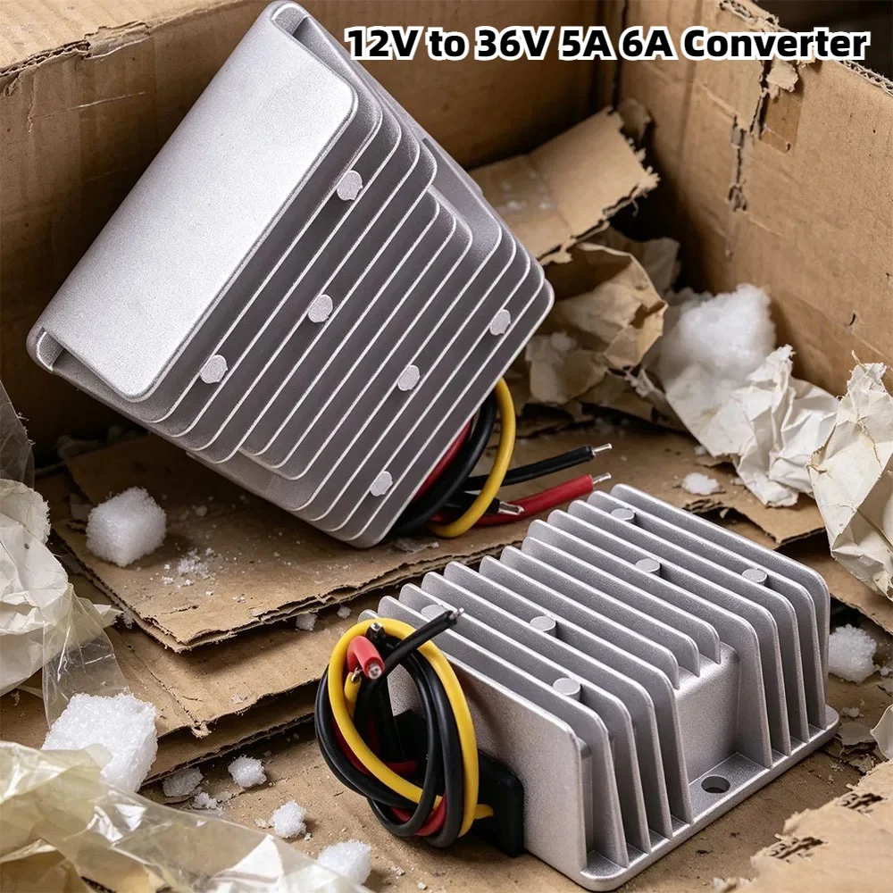 DC/DC 12V Step Up to 36V 5A 6A 180W 216W Converter Voltage Booster Power Module Regulator for Golf Cart Club Car LED Strip Light
