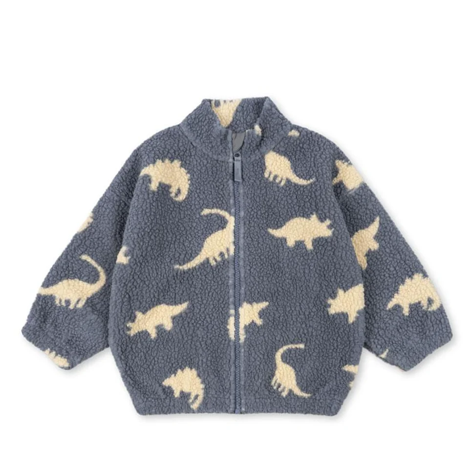 2025 Herfst KS Peuter Meisjes Lamswol Katten Jas Jongens Cartoon Katoen Fleece Uitloper Jas Kid Winter Kleding Kind Kever Jassen