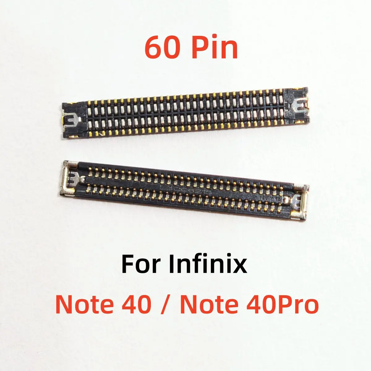 5-10pcs USB Charger Charging Dock Port FPC Connector For Infinix Note 40 / Note40 Pro Plug On Board 60 Pin