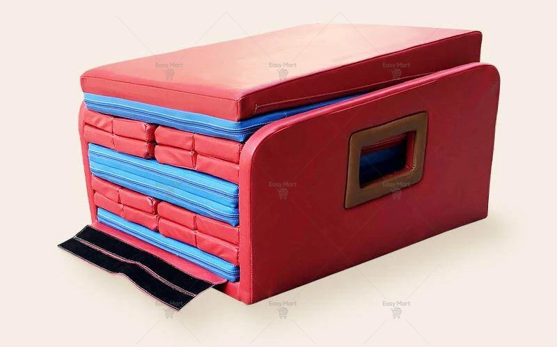 villa household folding slide sensory corridor Early education stairs to slide indoor soft bag