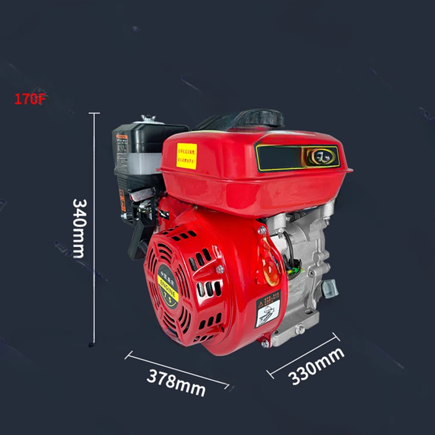 for 170F Gasoline Engine 212CC Four-stroke Gasoline Engine 3.6L Gas Engine Used For Road Cutter Compressor Etc  1800-3600RPM 7.5