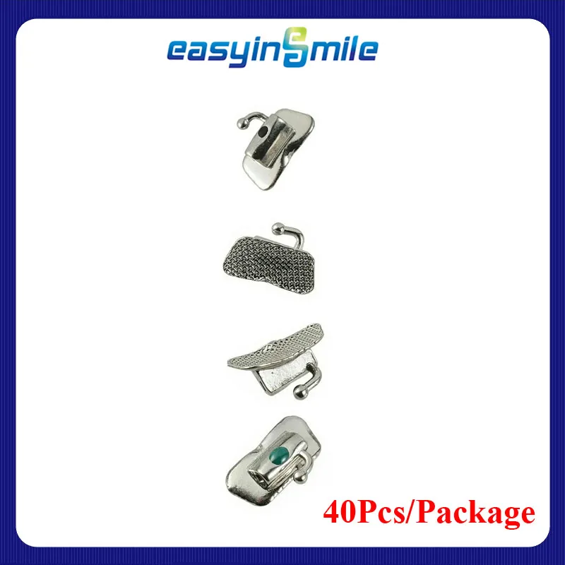 

Dental Orthodontic Buccal Molar Tubes 1st 2nd Non-Convertible Bonding 40PCS Roth/MBT 022 Easyinsmile