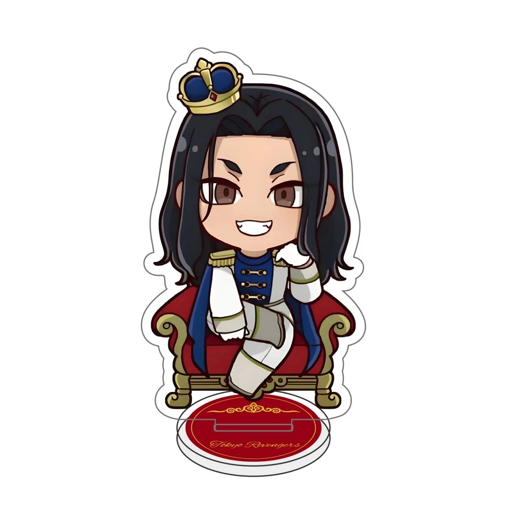 Tokyo Revengers Mikey Draken Baji Keisuke 10CM Cute Anime Acrylic Stand Keychain Room Decoration Desk Decor Collect Gifts
