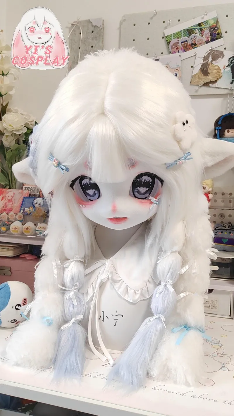 Yis cosplay Custom Fursuit head Furry Kigurumi Head Cosplay Kemono