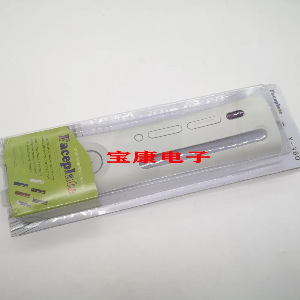 Housing Front Faceplate Shell Cover Case Accessories For Xbox 360 Black White Replacement Repair Parts view 2