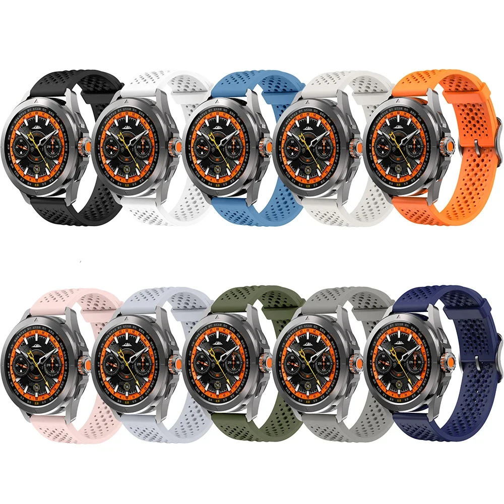 Cinturino in silicone da 22 mm per Xiaomi Watch S4 Bracciale sportivo per Xiaomi Watch S3/S2/S1 Uomo Donna Accessori per cinturini