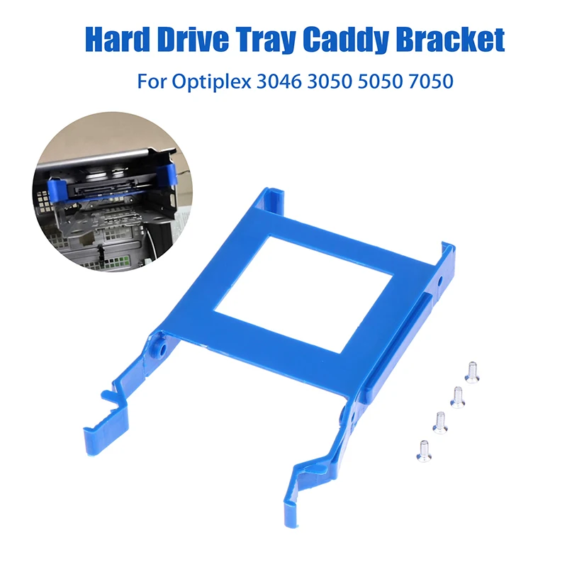 

2.5 Inch SSD Solid State Hard Drive Rack Bracket W/Screw For Dell Optiplex 3046 3050 5040 5050 7040 7050 MT Repair Part