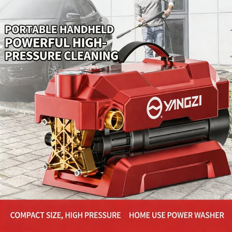 Handheld 150Bar 2000W 220V Electric High Pressure Washer Portable Adjustable Gun Cleaner for Car Home Driveway Floor Washing