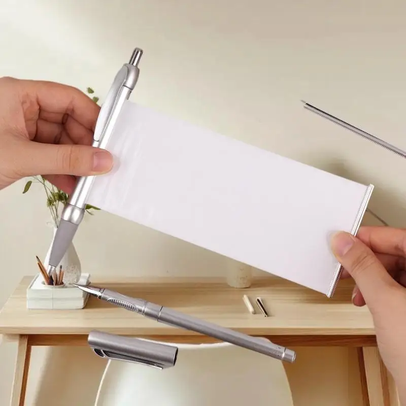 Secretive Writing Tool: Pen with Pull Paper Function; Great for Exams and Quick Notes
