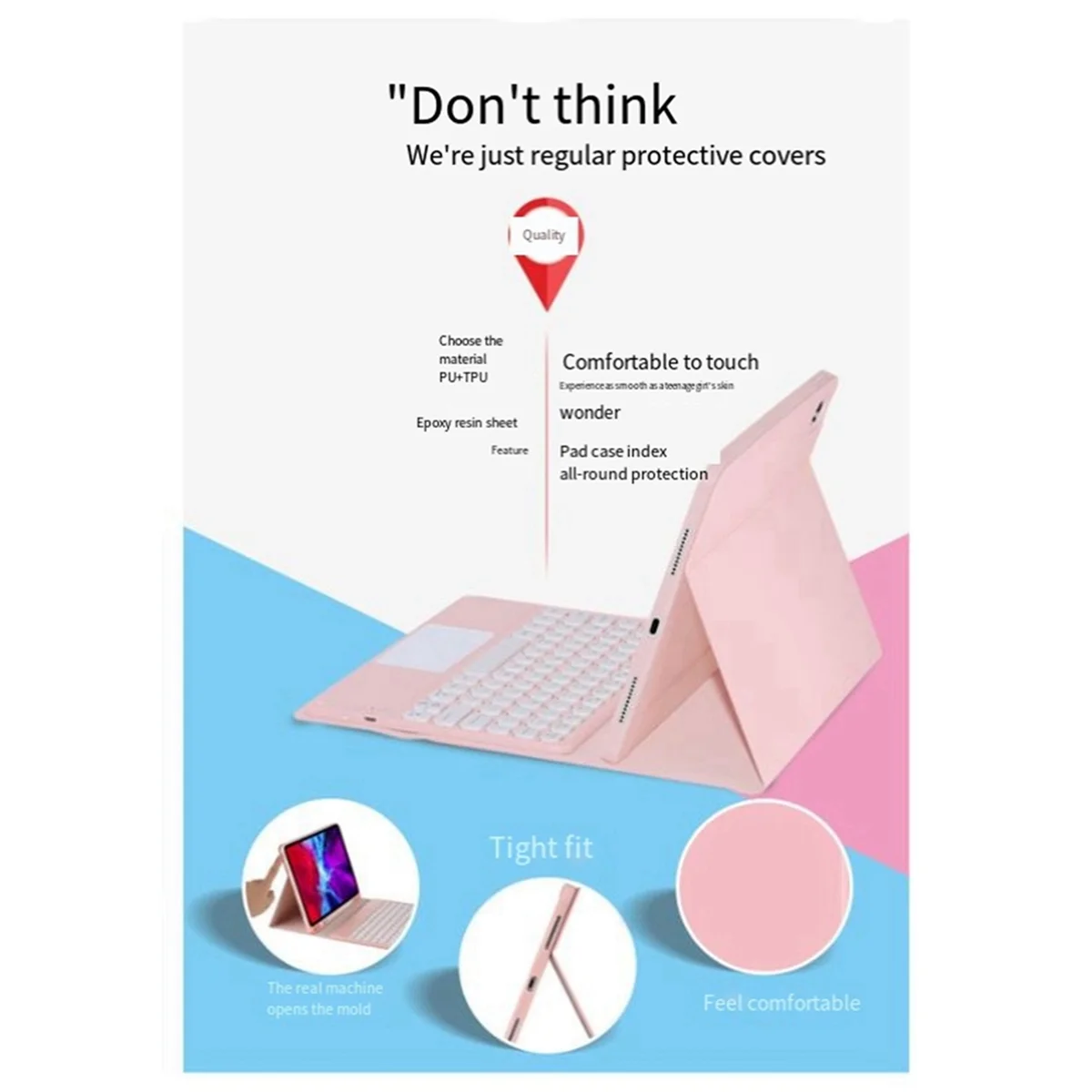 Capa AT para Samsung Tab A9 Capa 11 Polegadas SM-X210 para Samsung Tab A9 Plus com Teclado Bluetooth