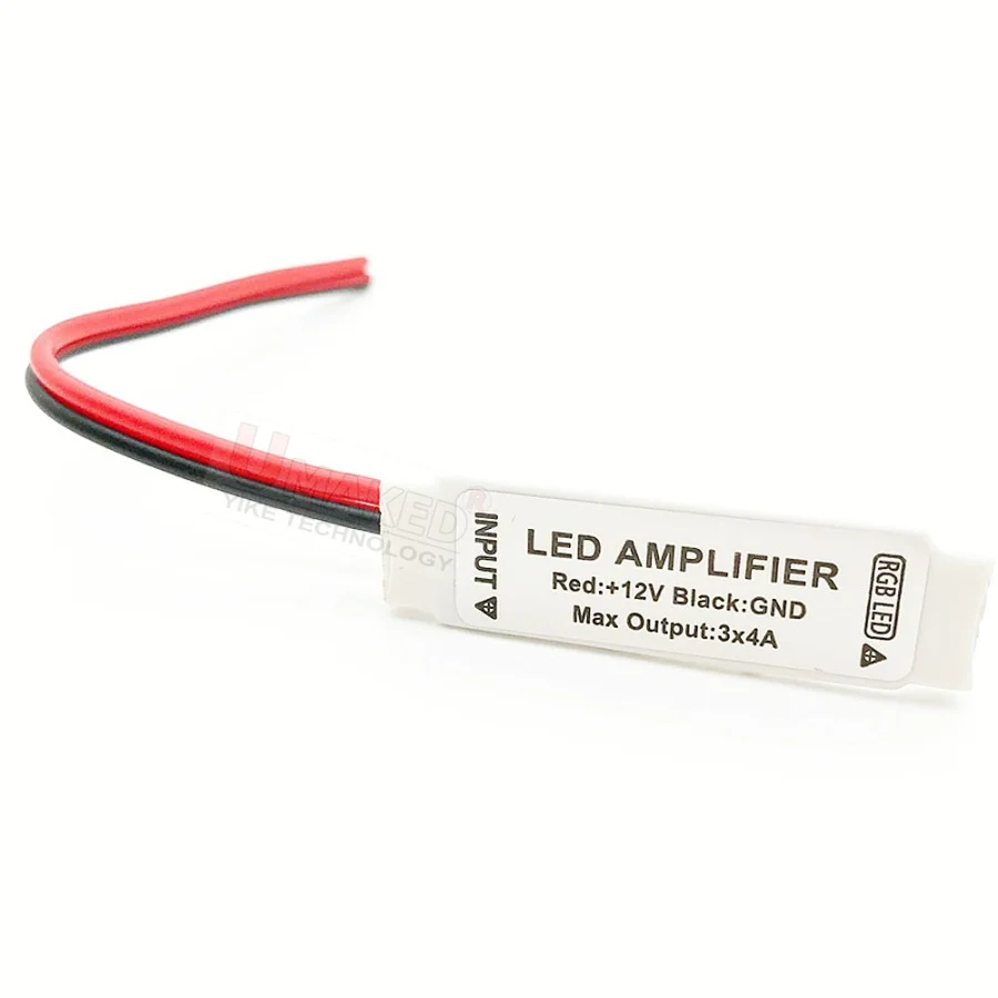 DC12V 3*4A 144W Mini Portable RGB LED Strip Amplifier Repeater For LED Strip RGB SMD 5050/2835/3528/5730/5630/3014