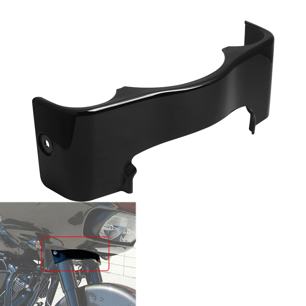 Moto Gloss Nero ABS Carenatura Esterna Trim Gonna Misura Per Harley Touring Road Glide 2015-2024 2021 2020 2019 2018 2017 2016