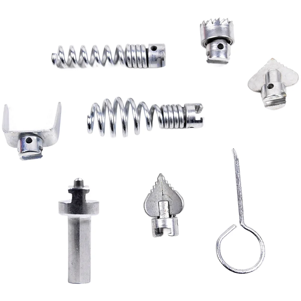 

16mm Spring Auger Drill Bit Set Drain Snake Pipe Cleaner Cutter Heads For Kitchen Toilet Sink Unclogging Power Tool Accessories
