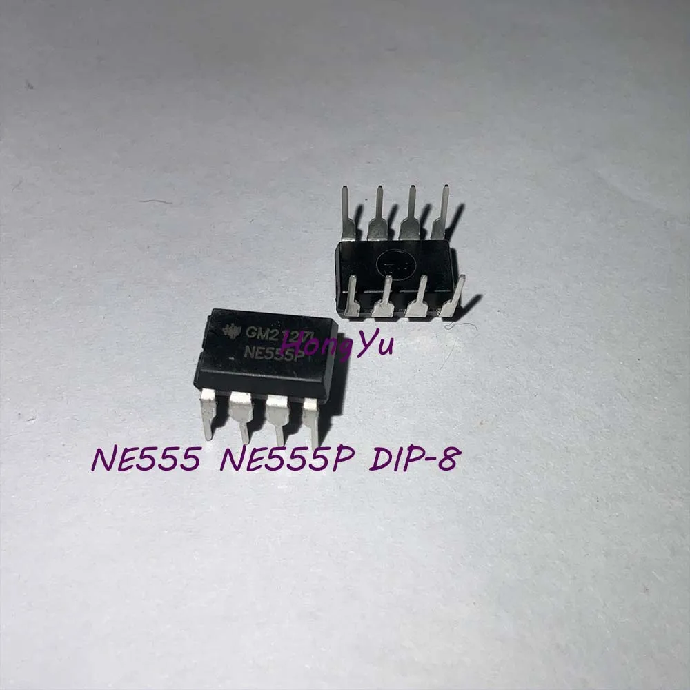 20 Pcs/Lots NE555 NE555P 555 IC OSC SINGLE TIMER 100KHZ 8-DIP 10 mA