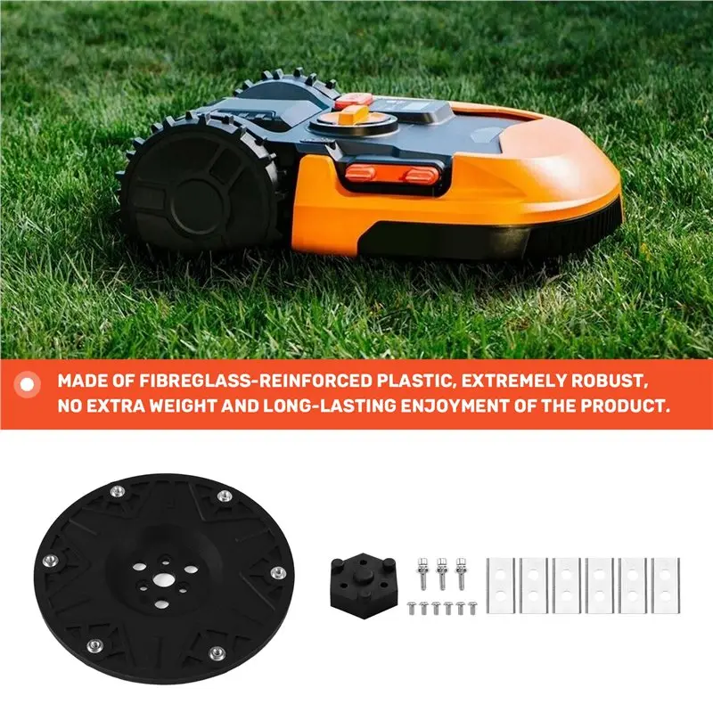 

ABFI Lawn Mower Replacement Blades For Worx Landroid M500 M700 WR167E WR141E Cordless Grass Trimmer Blade Disc Units