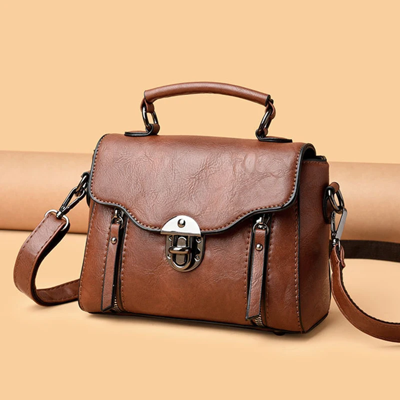 

Женская сумка через плечо с прямыми поставками, новинка 2024, модная ручная сумка на плечо в стиле ретро, маленькая универсальная модная сумка