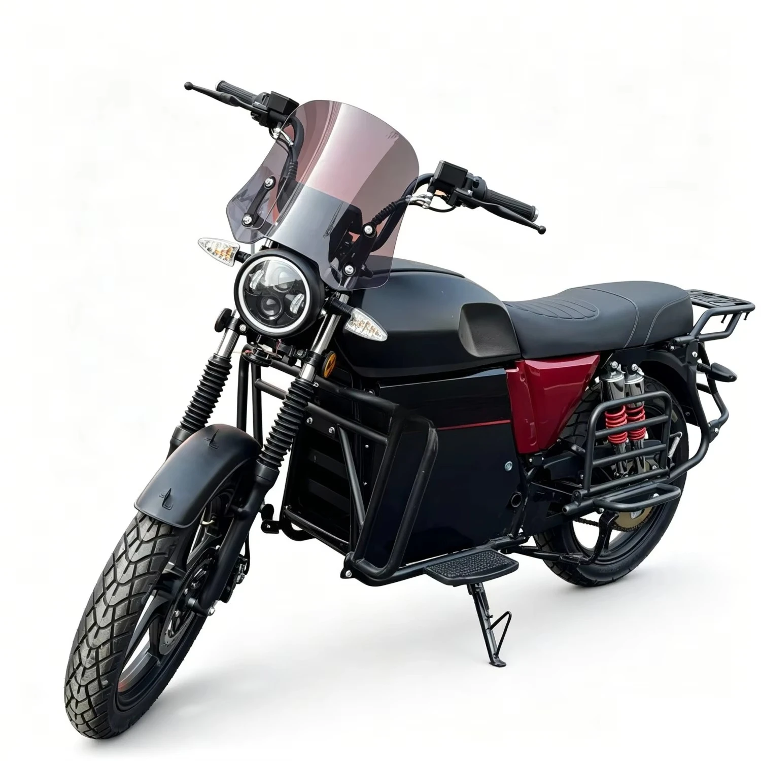 DXYSmpllo all-terrain off-road wide tire electric motorcycle 5000W 100km/h 72V lithium battery super load capacity 500-600kg