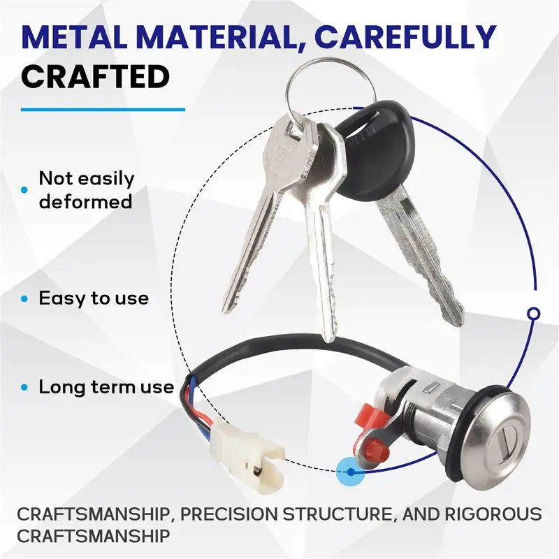 A01K-Car Lock Cylinder & Key For Pajero Shogun Montero MK2 V31 V32 MR259744