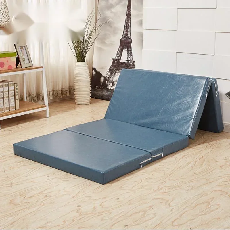 

Wear-resistant Leather Mattress Foldable High-density Sponge Mat Moisture-proof Sleeping Pad Single Lunch Rest Cushion