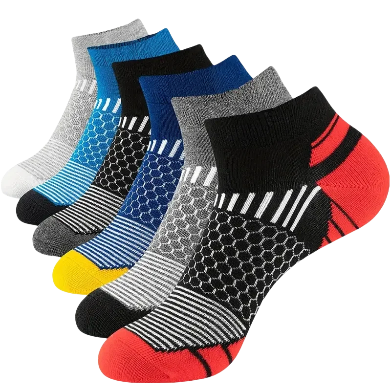 12 Pairs Low Tube Men Sport Socks Set Breathable Fashion And Well-matched Casual Socks For Men Spring And Summer Wear