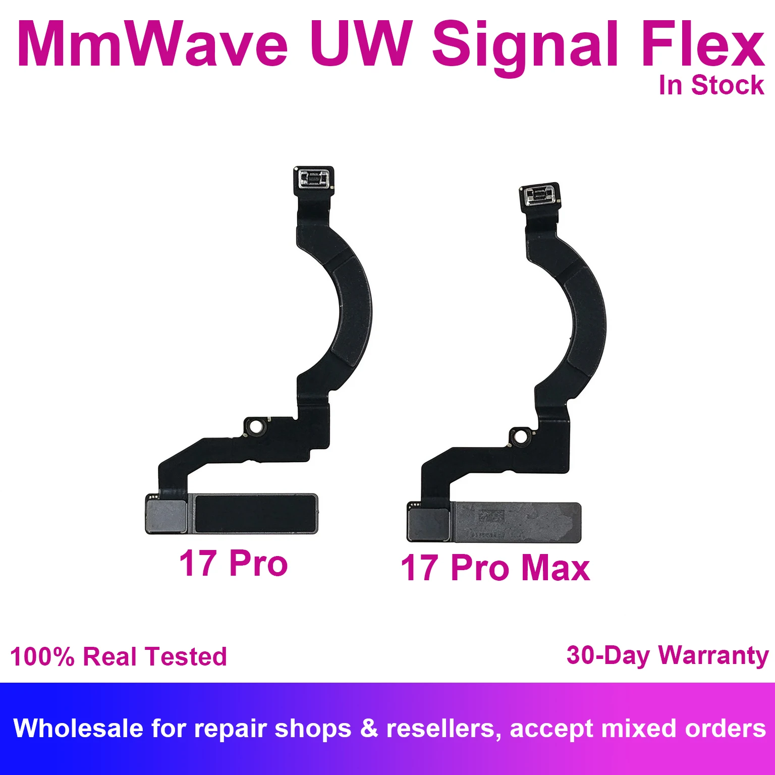 5G MmWave UW Antenna Signal Flex Cable For iPhone 17 Pro Max Replacement Repair Parts