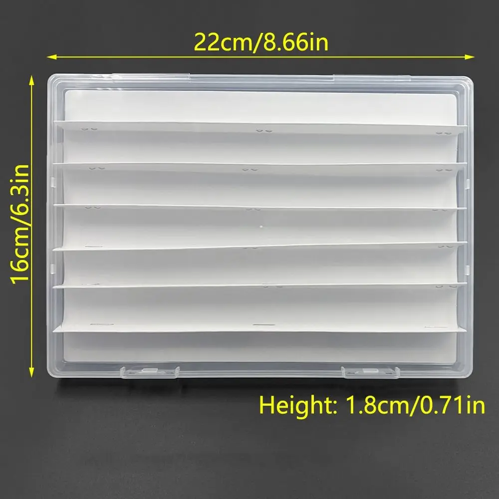 Staubdichte PC-Tastenkappen-Aufbewahrungsbox, 77, 1 HE-Tasten, wasserdichter Tastenkappen-Paket-Organizer, platzsparend, mit Papierteiler