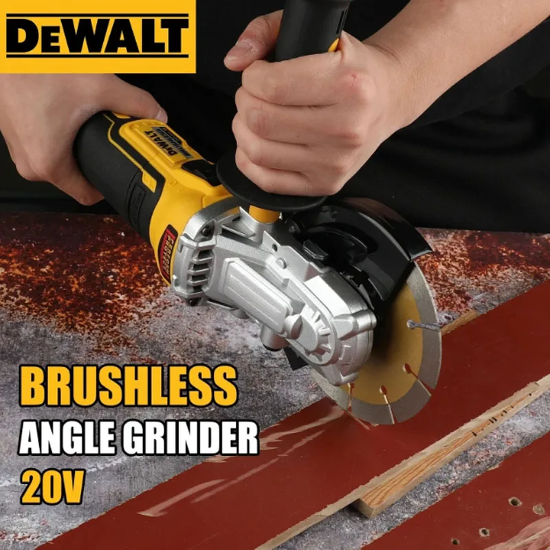 DEWALT DCG405FN 20V Max Cordless Brushless Angle Grinder 125mm Wheel for Metal Stone Cutting Surface Grinding Polishing