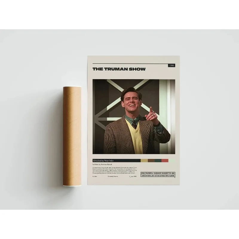 Movie The Truman Show The Shawshank Redemption 80s Retro Posters for Living Canvas Painting Room Wall Art Home Decor Picture