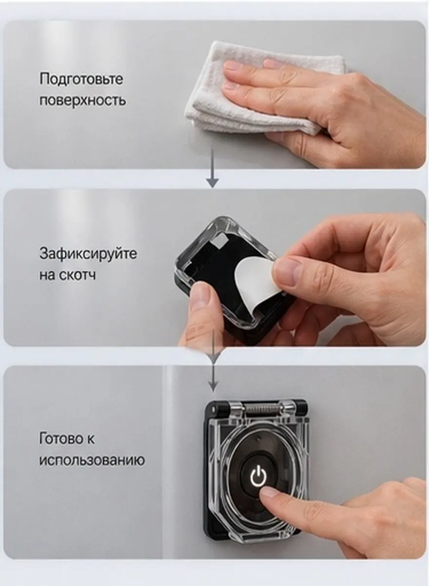 Transparent Power Switch Protective Cover Spring Loaded Plastic Button Cap for Computer Industrial Emergency Stop Switch
