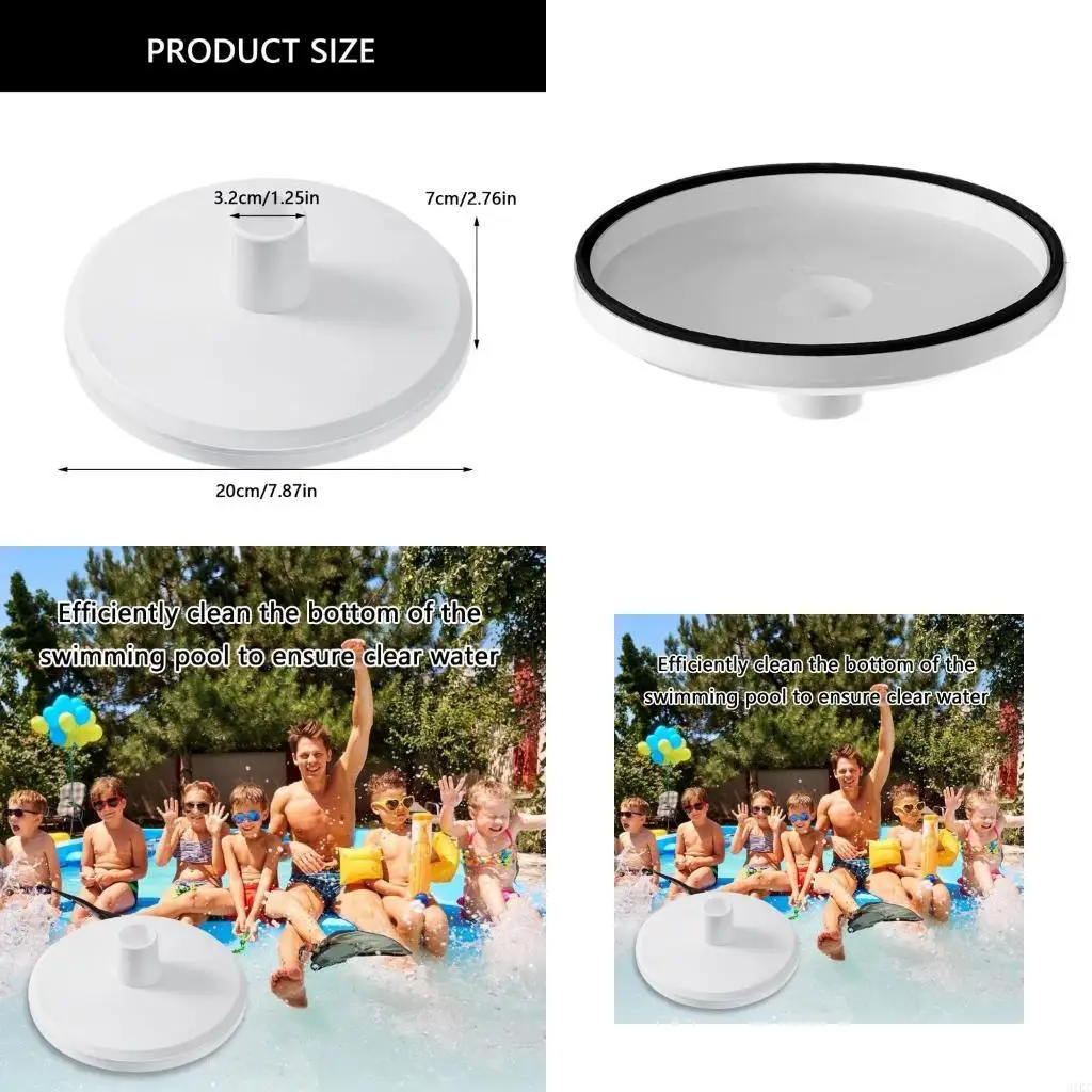 

Pool Skimmer VAC Plate Skimmer Vacuum Hose Adapter Plate for Effective Cleaning