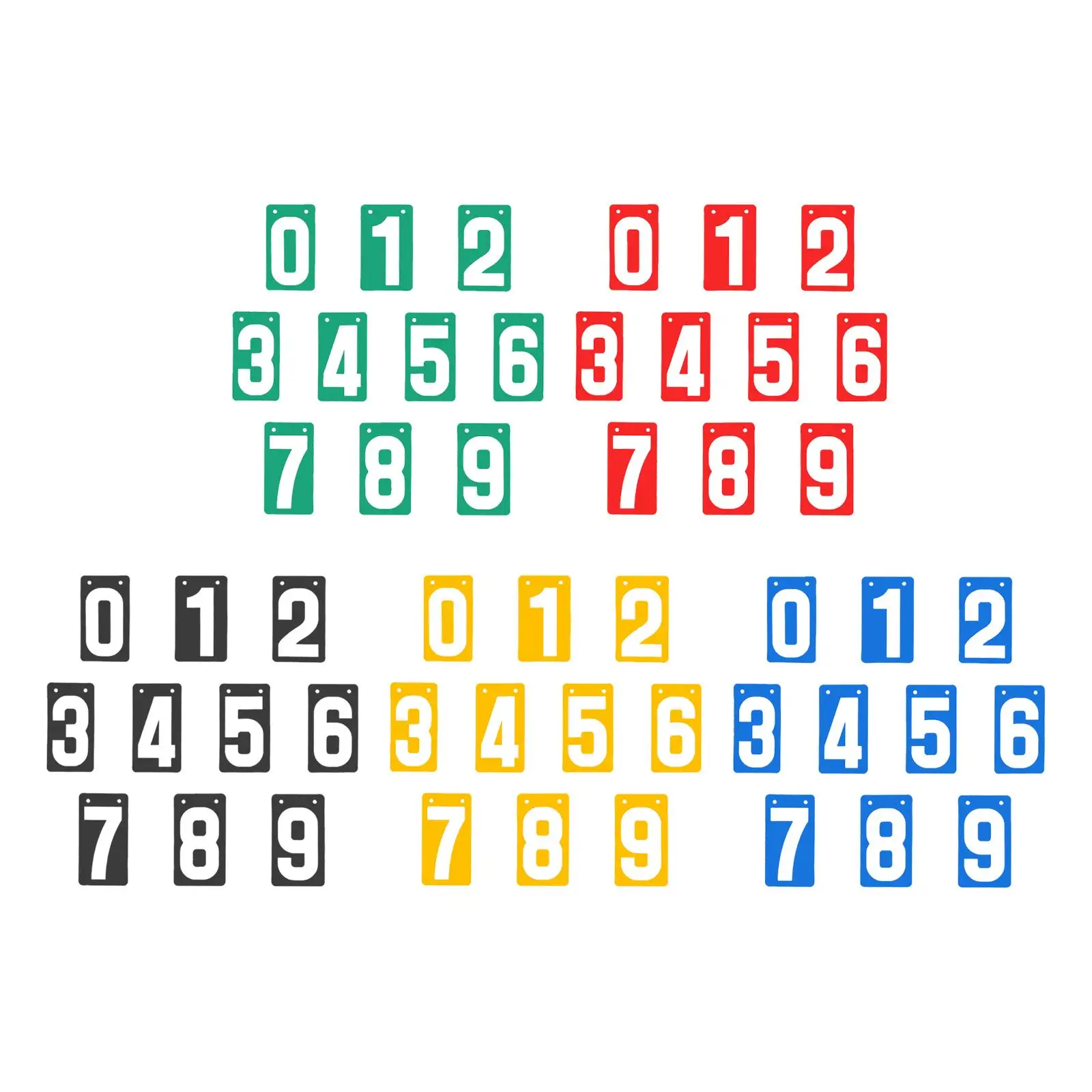 Score Keeper Sports Scoreboard Numbers 0-9 Multipurpose Scoring Board Practical