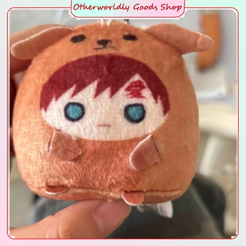 Naruto Palm-Size Animal Dumpling Plüschpuppe Rucksack Dekoration Ornament Sammlung Anime Peripherie Sakura Sasuke Gaara Geschenk