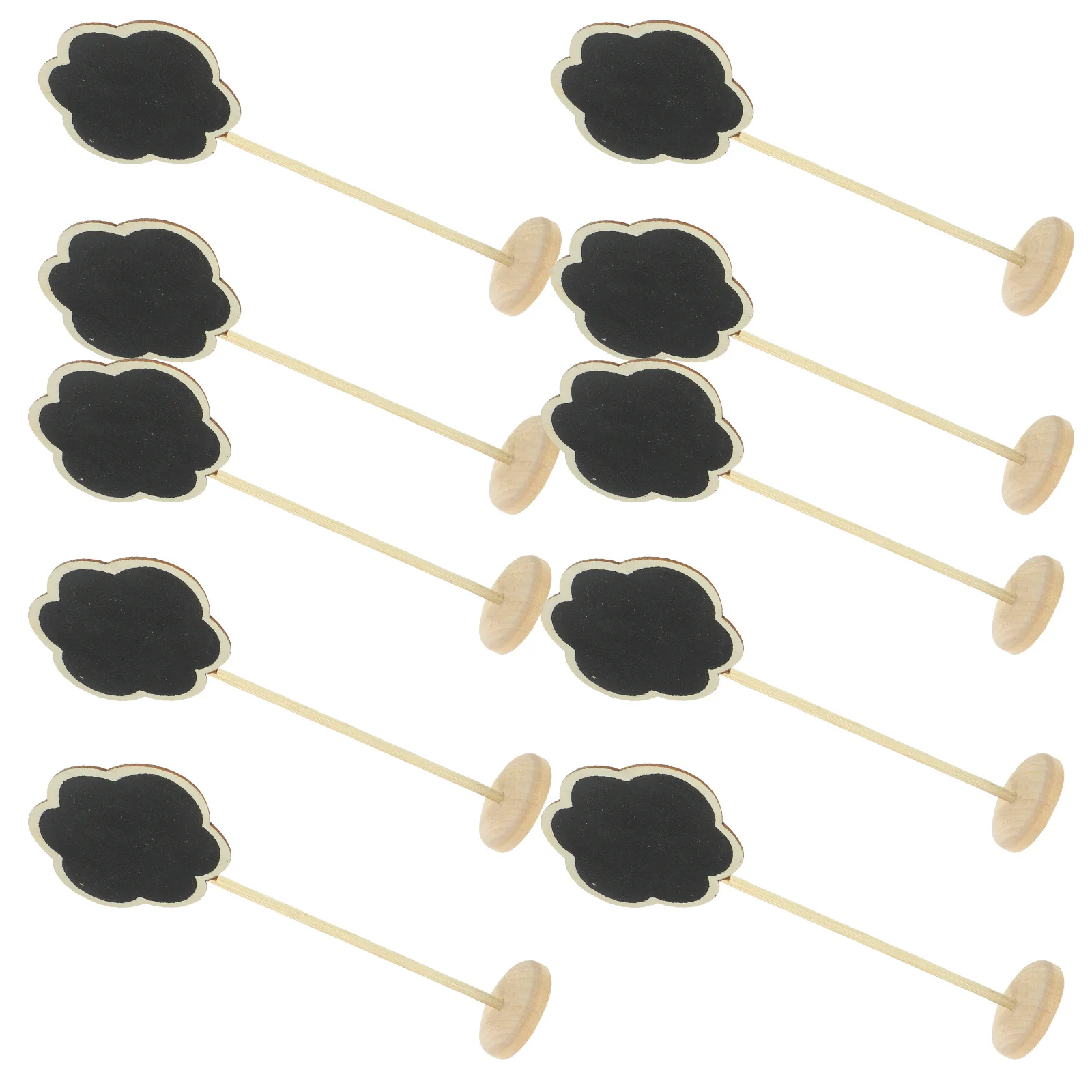 12 قطعة سبورة صغيرة خشبية رسائل لوحات قابلة للمسح علامات السبورة لحفلات الزفاف الحرف ديكور طاولة الحفلات