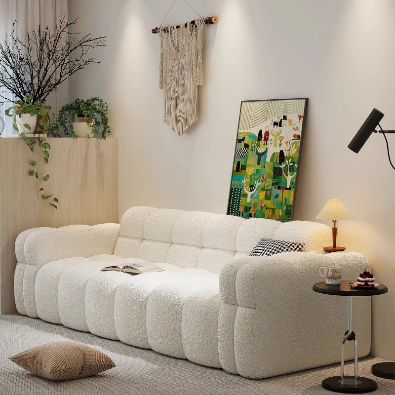 

Plush Lounge Sofas Comfortable Minimalist Large Soft Sofa Apartment Romantic Elegant Sedie Da Soggiomo House Accessories