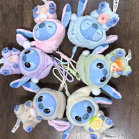 New-Hot Stitch Eat Something Before Sleep Series Blind Box Plush Vinyl Toys Cute Doll Labu V3 Mystery Box Bag Pendant Decor Gift