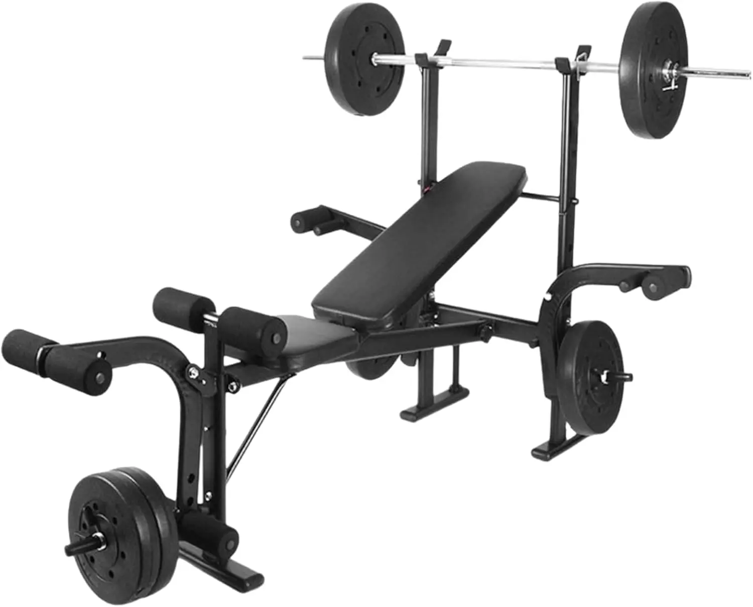 

Weight Bench 4 In 1 Workout Bench for Home Gym Bench Press Set 800 Lbs with Preacher Curl Pad and Leg Developer Weight Lifting E