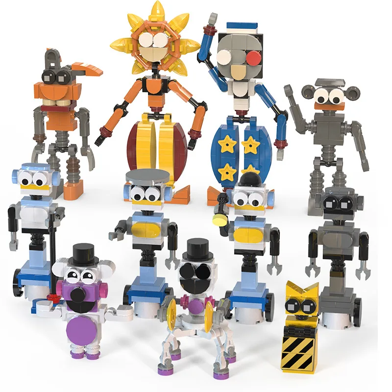FNAFED-Ensemble de figurines d'action de nuit de construction pour enfants, jouets modèles Freddy, dessin animé Anime, jouet de construction en brique, cadeau de nouvel an, 2024