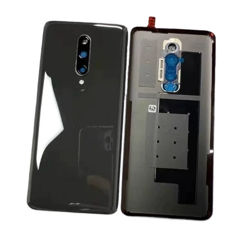 New Glass For Oneplus 7 Pro Back Battery Cover Rear Door Housing Panel Case Replace For One Plus 7pro With Camera Lens