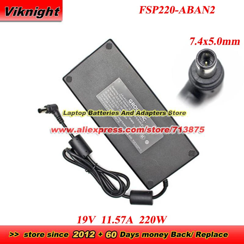 

FSP220-ABAN2 AC Adapter 19V 11.57A 220W Switching Power Adapter with 7.4x5.0mm Big Pin Charger