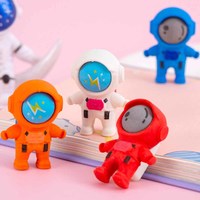 1 Piece Lytwtw's Cartoon Cute Astronaut Rubber Eraser Novelty Stationery Office School Supplies