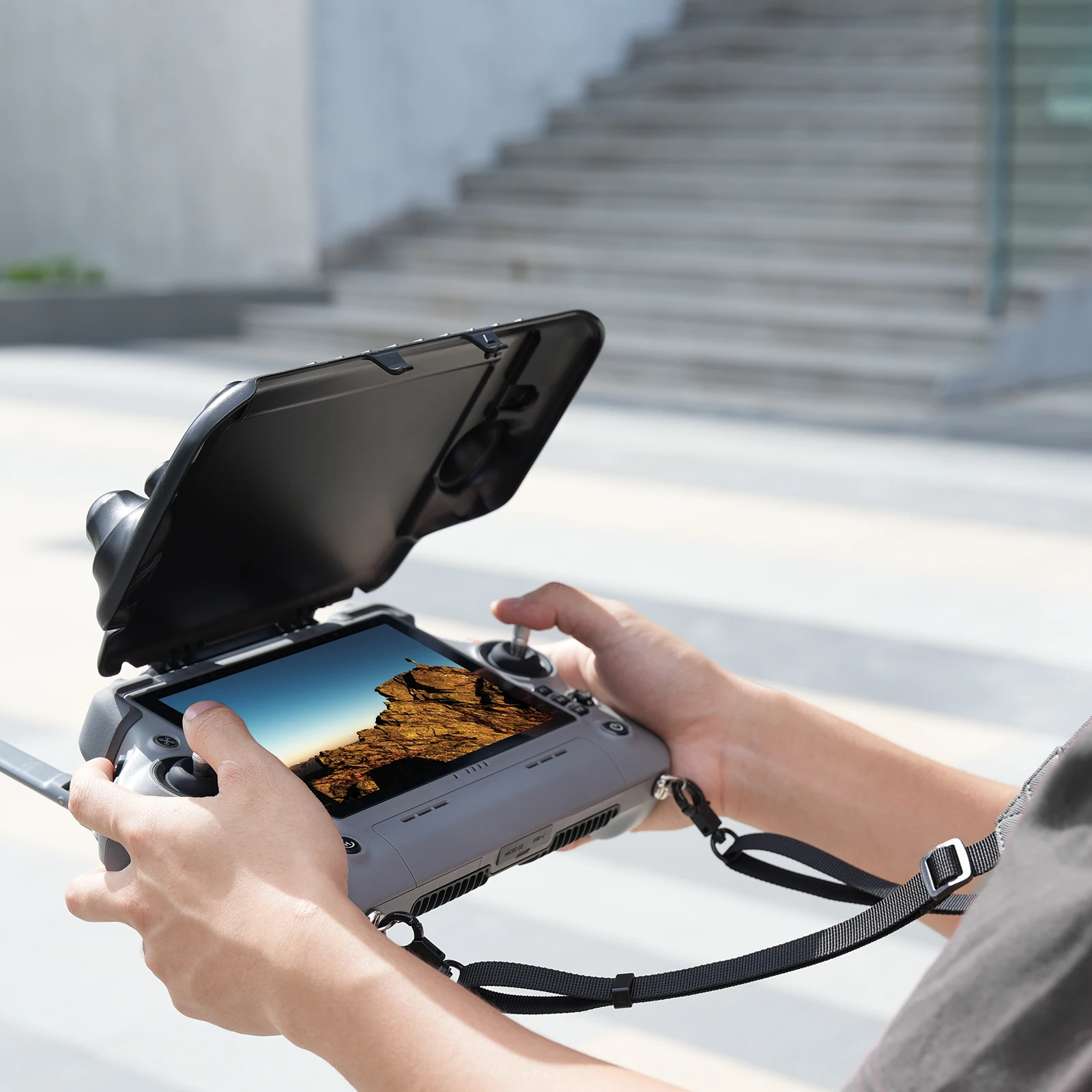 

Remote Control Protective Hood Plate for DJI RC Plus 2 for Matrice 4T RC Plus 2 Remote Control Protective Cover Black