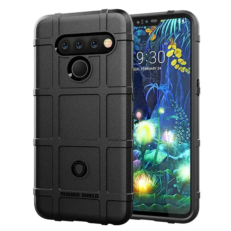 Rugged Shield Shockproof Phone Case For LG V50 V50S G8X V60 G8 G8S ThinQ Soft TPU Silicone Protective Back Cover Fundas