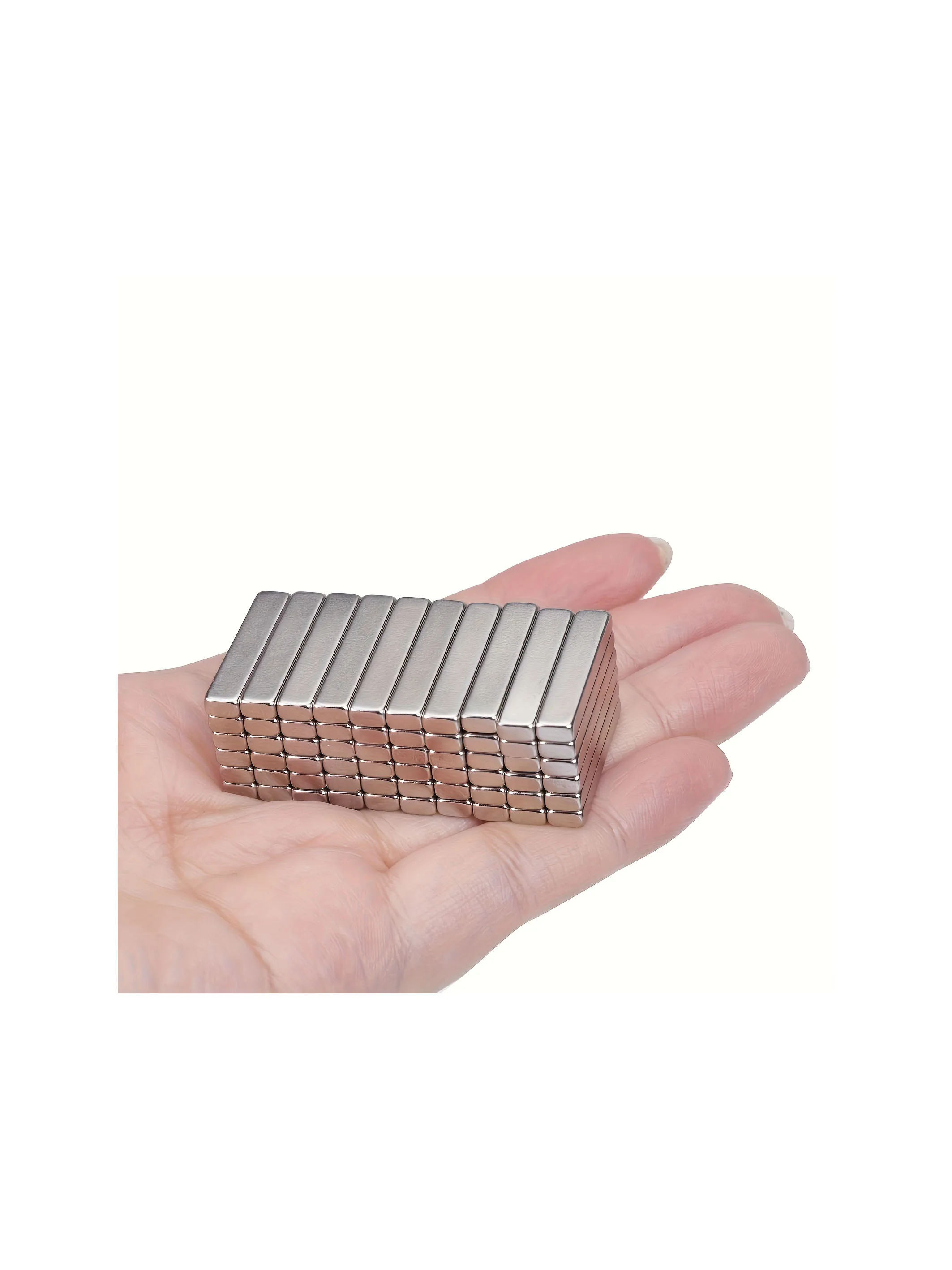 20x5x2.  20/50pcs Magnets Bar, Small Rectangular Magnets, Multi-Use Magnets for Fridge, Kitchen - view 4
